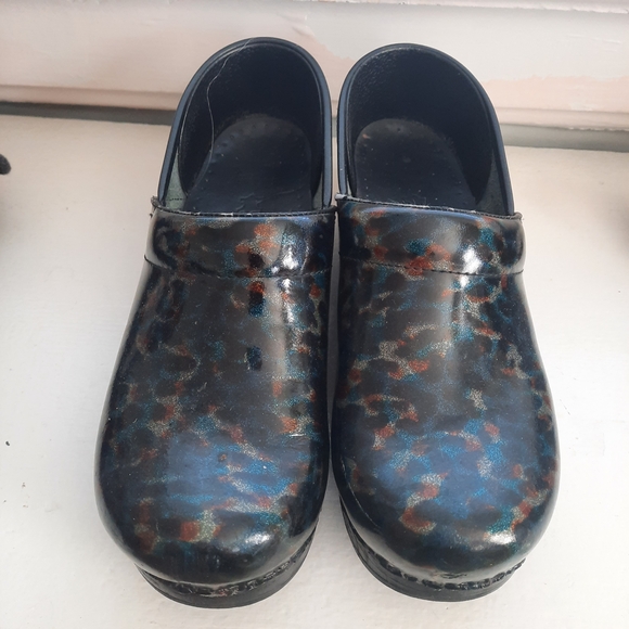 Dansko Patterned Clogs - Picture 1 of 7